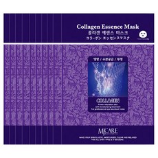 엠제이케어 콜라겐 피부탄력 투명보습 에센스 마스크팩, 1개입, 100개