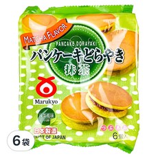 丸京 Marukyo 銅鑼燒 抹茶風味, 日本製造, 6個 Set, 324g, 6袋