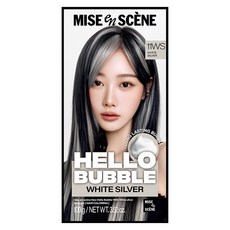 미쟝센 헬로 버블 염색제, 11WS화이트실버, 1개