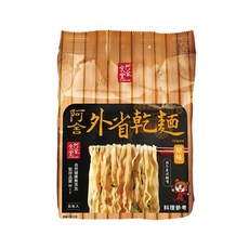 阿舍食堂 外省乾麵 原味, 非油炸 Q彈麵體 蛋奶素 台灣製造, 5包