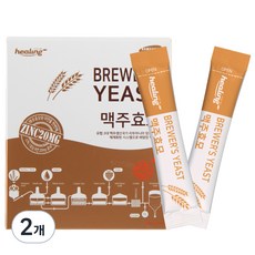 힐링 맥주효모 분말 스틱, 2개, 100g