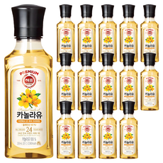 해표 카놀라유, 250ml, 15개