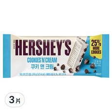 HERSHEY'S 好時 巧酥可可片, 25% More Cookies, 100g, 3片