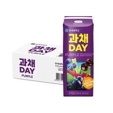 연세대학교 과채데이 음료 퍼플, 190ml, 24개