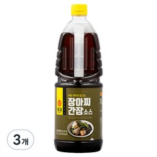 몽고 장아찌 간장소스, 3개, 1.8L
