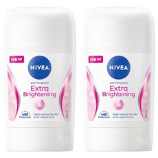 NIVEA 妮維雅 止汗爽身乳膏 Pro升級版 亮白系列, 50ml, 2瓶
