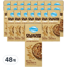 덴마크 모닝시리얼 그래놀라 우유, 190ml, 48개