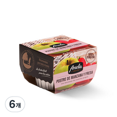 아넬라 생과일 프리미엄 디저트 과일퓨레 2p, 딸기, 200g, 6개