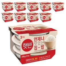 햇반 백미밥, 210g, 30개