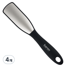 바렌 양면 스테인레스 발각질제거기, 1개입, 4개