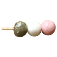 日本 Masters Craft 美濃燒 造型筷架, 三色糰子 Set, 陶瓷竹筷架, 1個
