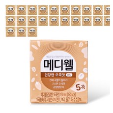 메디웰 건강한 오곡맛 미니 균형영양식, 150ml, 24개