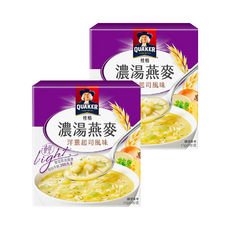 QUAKER 桂格 濃湯燕麥 洋蔥起司風味 5包入, 235g, 2盒