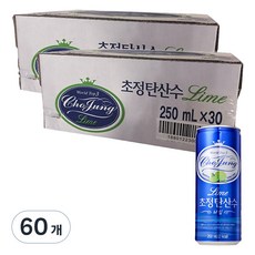 일화 초정탄산수 라임(탄산음료) 250ml, 60개