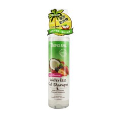 TROPICLEAN 泡沫乾洗精 貓用深層潔淨 7.4oz/220ml 免沖洗配方, 1瓶