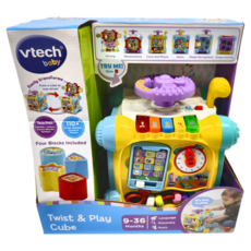 vtech 偉易達 6合1方向盤探索學習寶盒, 扭 twist & play cube, 9-36個月, 1組