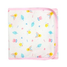 PiYOPiYO 黃色小鴨 彩虹四季大肚圍，手感柔軟，360度全方位呵護，透氣不悶熱, 粉色