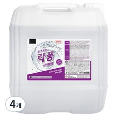 락퐁 욕실세정제 로즈마리, 18.75L, 4개