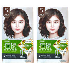 美吾髮植優 護髮染髮霜, 5亮栗棕, 2盒