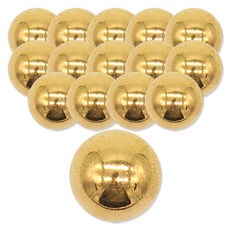 동대문단추왕 반콩 단추 10mm, 금도금, 15개
