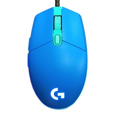 [쿠팡 직수입] 로지텍 G102 2세대 LIGHTSYNC 게이밍 유선마우스, 블루