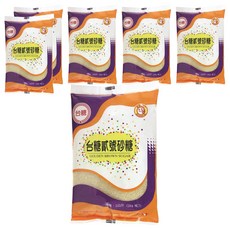 台糖 貳號砂糖, 琥珀色結晶, 蔗糖, 烘焙必備, 1公斤, 1kg, 6包