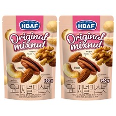 바프 오리지널 믹스넛, 190g, 2개