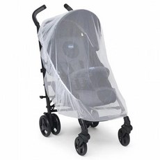 Chicco 推車蚊帳，全罩式透氣網設計，適用於各種大小的推車, 1個