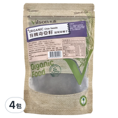 Vilson 米森 有機奇亞籽 鼠尾草種子 200公克, 200g, 4包