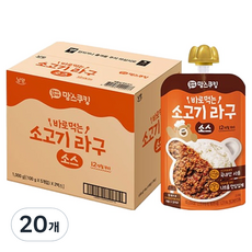 Iggoya Moms Cooking幼兒用即食牛肉炸醬醬汁, RAGU, 20個, 100g