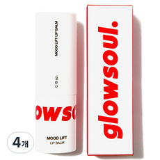 글로소울 무드리프트 생기 립밤 4.3g, 혼합색상, 4개