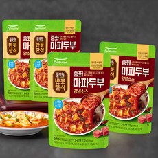 풀무원 마파두부소스, 130g, 4입