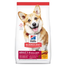 希爾思 Hill's 成犬小顆粒狗糧，增強免疫力，幫助消化吸收，促進整體健康, 雞肉 + 大麥, 2kg, 1袋