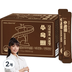 홀리데이즈 쑤욱빼 다이어트 커피맛 92.4g 2개
