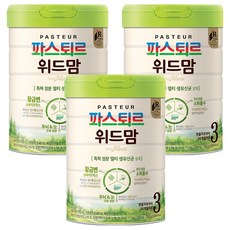Pasteur With Mom配方奶粉 3號 12~24個月, 750g, 3罐