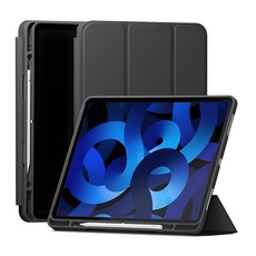 SINJIMORU 含筆槽平板電腦保護殼, Black, 1個