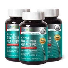 Nutri D-DAY 優質鈣鎂鋅維生素D錠, 90顆, 3罐
