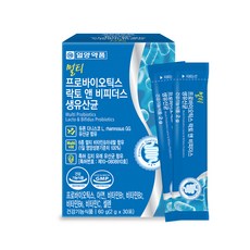 일양약품 멀티 프로바이오틱스 락토 앤 비피더스 L 람노서스 GG 생유산균 30p, 1개, 60g