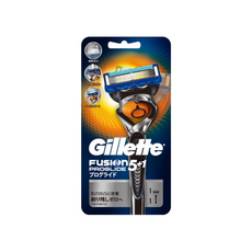 Gillette 吉列 Proglide 無感瘋狂系列刮鬍刀 刀架*1+刀頭*1, 1組
