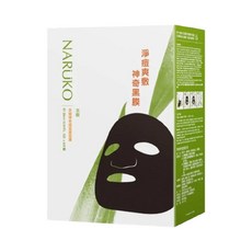 NARUKO 牛爾 台灣公司貨 茶樹神奇痘痘黑面膜, 8片, 1盒