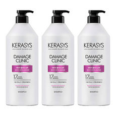 케라시스 데미지 클리닉 단백질 샴푸, 980ml, 3개