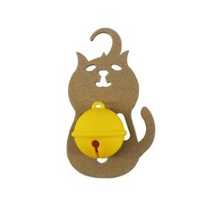 NUKE 毛核子 狗鈴鐺, LED燈, 防止夜間走丟, 發光, 2.5 x 2 x 1.8cm, 1個