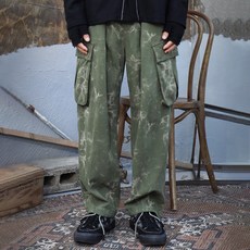 도시다 남성용 BLEACHED CARGO 팬츠