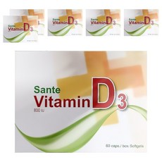 善得 維生素D3 800IU, 60粒軟膠囊, 60顆, 6盒