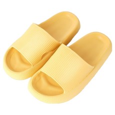 생활공식 소프트 쿠션 거실화, 옐로우, 1개