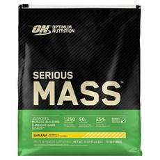 OPTIMUM NUTRITION 歐恩 乳清蛋白, Serious Mass, 香草口味, 5.44公斤 (12磅), 16份, 5.44kg, 1包