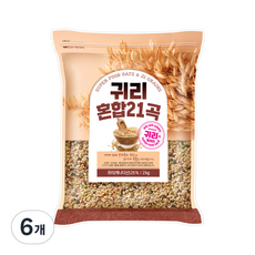 현대농산 귀리혼합21곡, 2kg, 6개