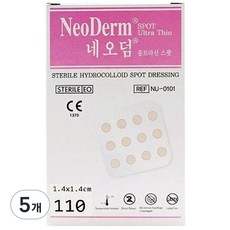 에버레이드 블리패치 네오덤스팟 1.4cmX1.4cm, 110개입, 5개