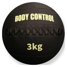 BODYCONTROL 牆球3kg, 黑色的, 1個