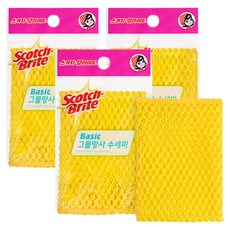 3M Scotch-Brite 百利 基本網狀網眼菜瓜布, 1入, 3包